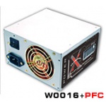 Adjustable Fan Speed 360W Active PFC Silver 