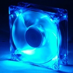 Ventola 80 x 80 led blu TC-8CAS-BL 