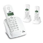 Brondi - Telefono fisso BRONDI CORDLESS RIO TRIO BIANCO 