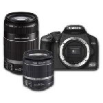 Canon - Fotocamera reflex Eos 450d Kit 18-55is + 55-250is 