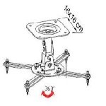 ITB Solution - SUPPORTO A SOFFITTO PROIETT FISSO 