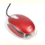 Saitek - Mouse OPTICAL MOUSE RED MET 