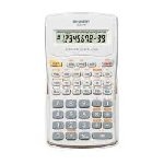 Sharp - Calcolatrice EL 501 WBWH 