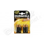 Batteria duracell plus aa stilo - 4 pile 