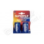 Batteria superpila super d.torcia - 2 pile 