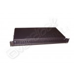 Box fibre ottiche mks 16 porte 19" foro tondo 
