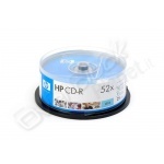 Cdr hp 52x 80 min cake box 25 pz 