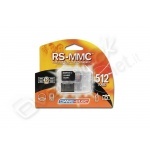 Esp. mmc (rs) dane elec 512 mb + adapter 