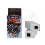 Filtro adsl hamlet rj11 conf. 2 pz 