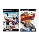 Sw fifa 06 + burnout 3 takedown promo ps2 
