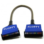 Cavo Round per Floppy 60 Cm Uv Nero 