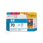 Cartuccia inch. vivera hp 70 ciano chiaro 