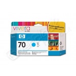 Cartuccia inchiostro vivera hp 70 ciano 