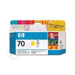 Cartuccia inchiostro vivera hp 70 giallo 
