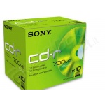 Cdr sony 80 min 48 x jewel 10 pz 