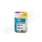 Conf. mult. 2 cart. hp 343 giallo-ciano-magen 