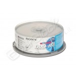 Dvd-r sony 16 x spindle 25 pz 
