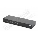 Hp 1x4 usb/ps2 kvm cnsl switch 