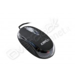 Mouse black lighting kraun usb-ps2 