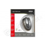 Mouse optical kraun silver usb-ps2 