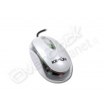 Mouse white lighting kraun usb-ps2 
