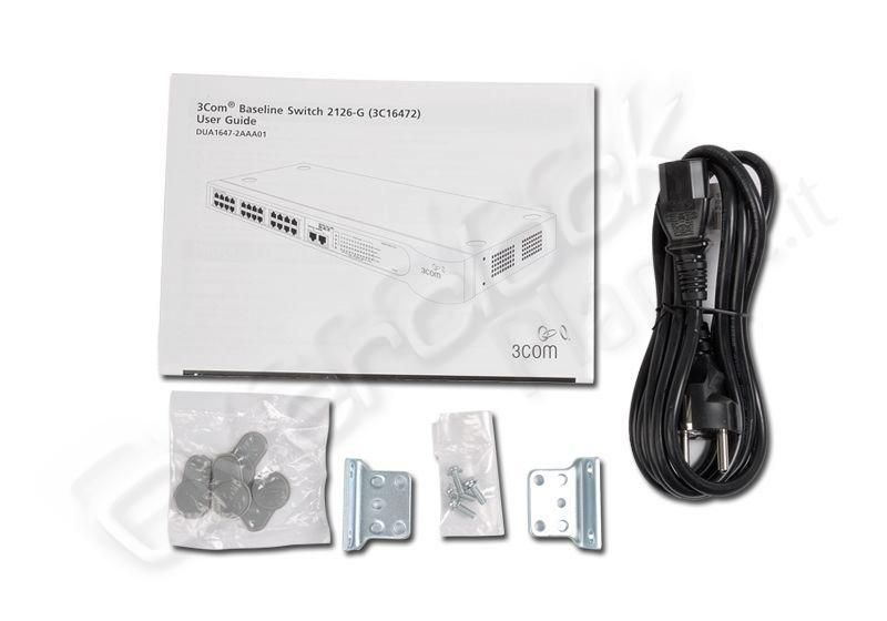 Switch 3com baseline 2126g  24p 3c16472 