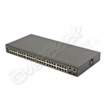 Switch zyxel 48p 10/100 + 4p giga managed 