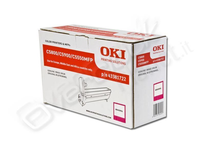 Tamburo magenta oki ep-c58/59/5550mfp 