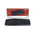 Tastiera microsoft wired keyboard 500 nera 